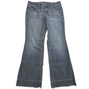 Tommy Hilfiger Womens Sz 8 Blue Denim Mid Rise American Splendor Trousers Jeans